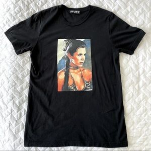 Princess Leia, Slave Leia Star Wars black medium t shirt - STUFF by Clay & Chloe